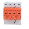 4P Surge Protective Device DIN Rail Mounting Arrester Protector with