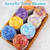Yayatty 10 Colours Wool for Crocheting, Gradient Wool for Crocheting,