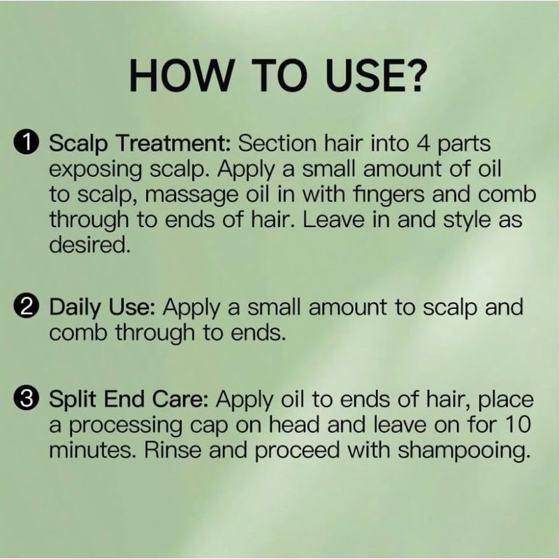 Rosemary Castor Scalp and Hair Strengthening Oil with Biotin, 60ml