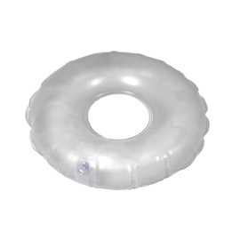 Drive Medical Inflatable Vinyl Ring Cushion, Grey