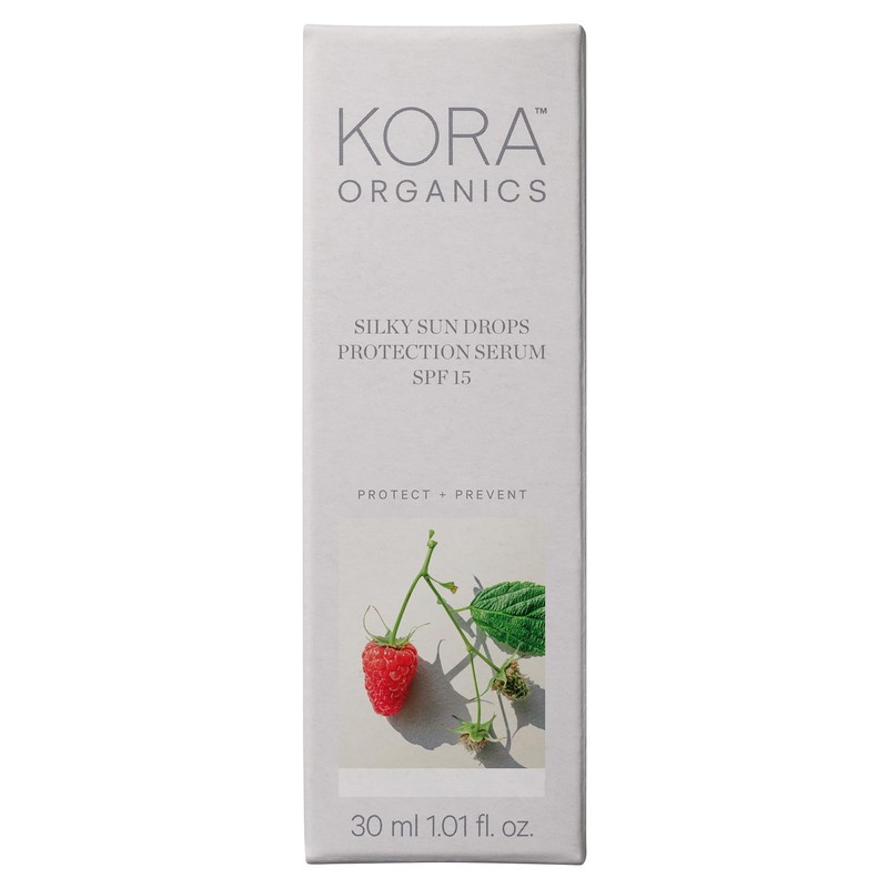 KORA Organics Silky Sun Drops, Mineral Sunscreen Serum SPF 30