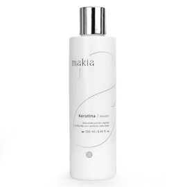 Keratina en Crema para Peinar Makia | Con Protector Térmico y UV | Hidrata, Define y Protege
