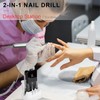 AZ GOGO Nail Drill Machine, 35000RPM Rechargeable Professional Portable Nail