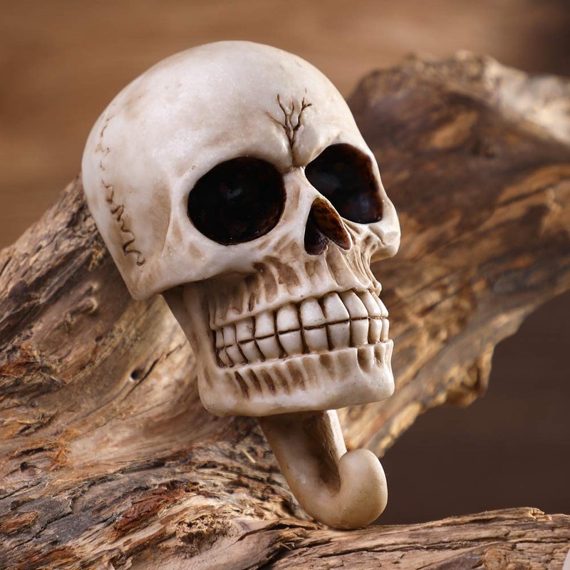 Arola Skull Wall Hooks Key Hooks Decorative Wall Mount Key