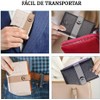 Lumbor37 Funda para Pasaporte, Cartera con Bloqueo Rfid Caja de