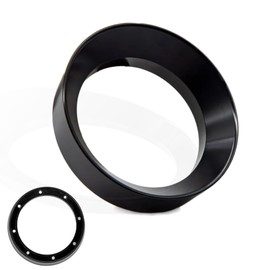 Kybelehoo 58 mm Aluminium Coffee Dosing Ring with Strong 8 Magnets, Anti-Puffing Outer Carabiner Design, Compatible with Espresso Machines and Coffee Machines, Universal Fit for 58 mm Portafil