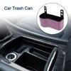 TUCKBOLD Car Trash Can Portable Front Seats Trash Bin Pink