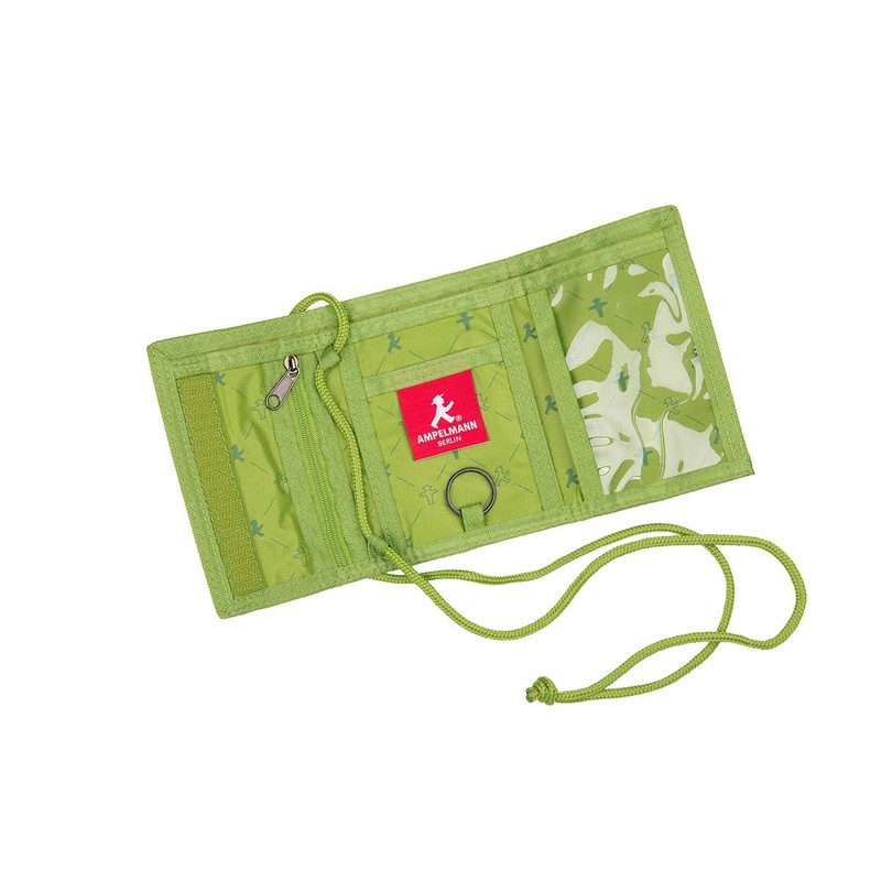 AMPELMANN Goldesel Neck Pouch Black/Green 25 x 12 x 10