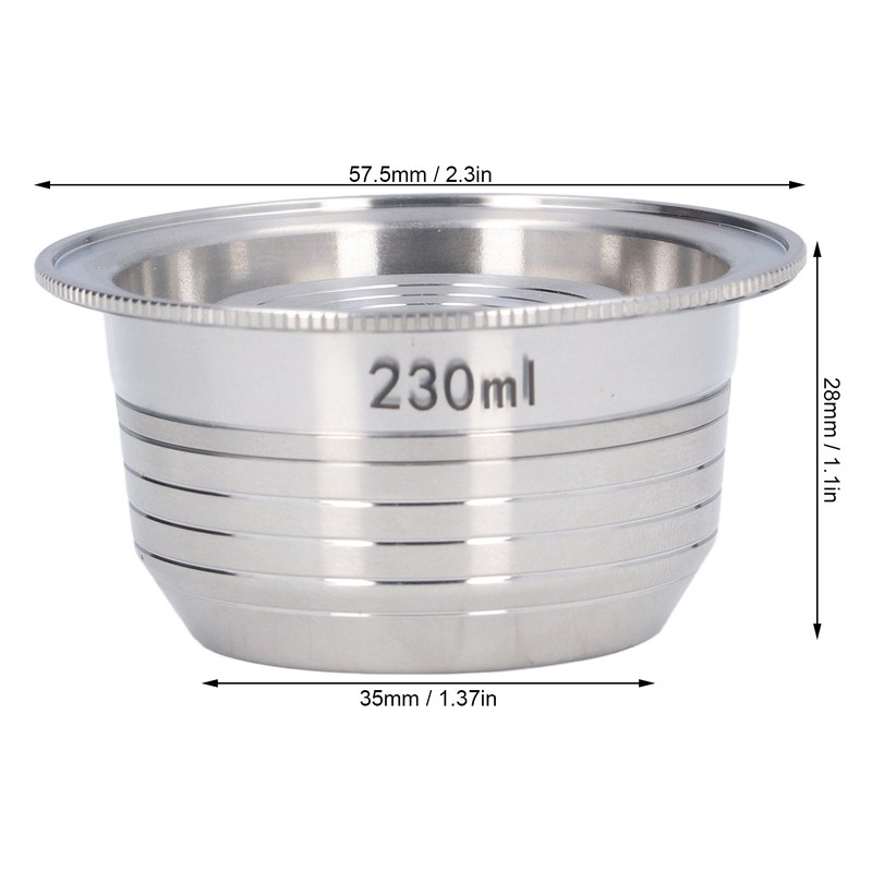 G2 Capsule Cafe Refillable with PVC Label Coffee Capsule Filter