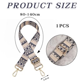 1 Piece Bag Shoulder Strap, Handbag Wide Shoulder Strap, Crossbody Bag Shoulder Strap, Adjustable Shoulder Strap, Gold Buckle Shoulder Strap