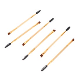 Outanaya 6pcs Dual- Eyebrow Lash Spoolie Brush Color for Precise Makeup Application for Beginners and Artists Multi-functional Grooming Tool