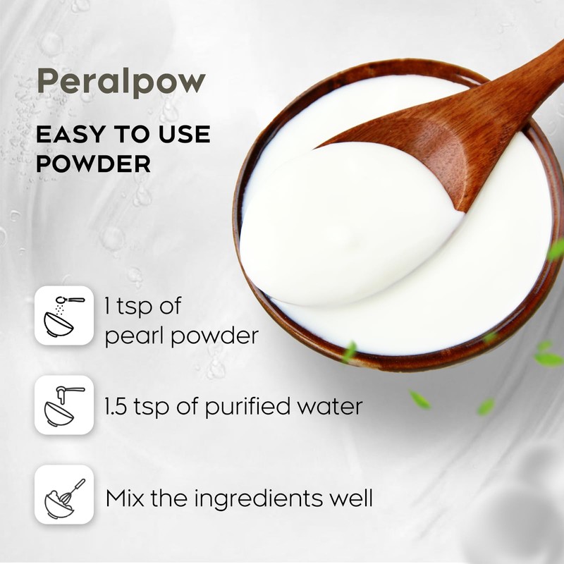 Peralpow Pearl Powder Organic, 100g 100% Natural DIY Skincare, Anti-Aging,