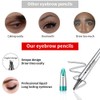 Eyebrow Pencil with 4 Tips, Micro Head, Liquid Eyebrow Microblading