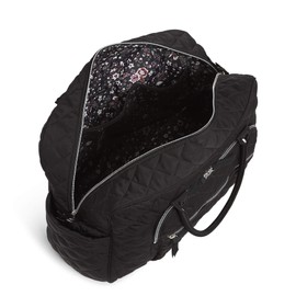 Vera Bradley Women's Performance Twill Weekender Travel Bag, True Black, One Size