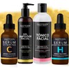 Kit Pasos Quotidien Limpiador Facial 235 Tónico 350 Serum Vitamina