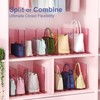 SortNStore Purse Organizer for Closet: Shelf Dividers Adjustable Acrylic Bag