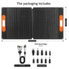 100w Solar Panel Portable Solar Panels for Camping 12v Dustproof