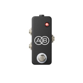 JHS Pedals Mini A/B Box - Efecto de trayectoria de señal de guitarra, negro/plata, número de modelo: Mini caja A/B