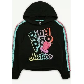Justice Girls Ring Pop Bazooka Collab hoodie Size M 10