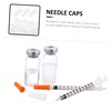 Alipis 200pcs Universal Injector Caps Luer Lock Leakproof Protective Sealing