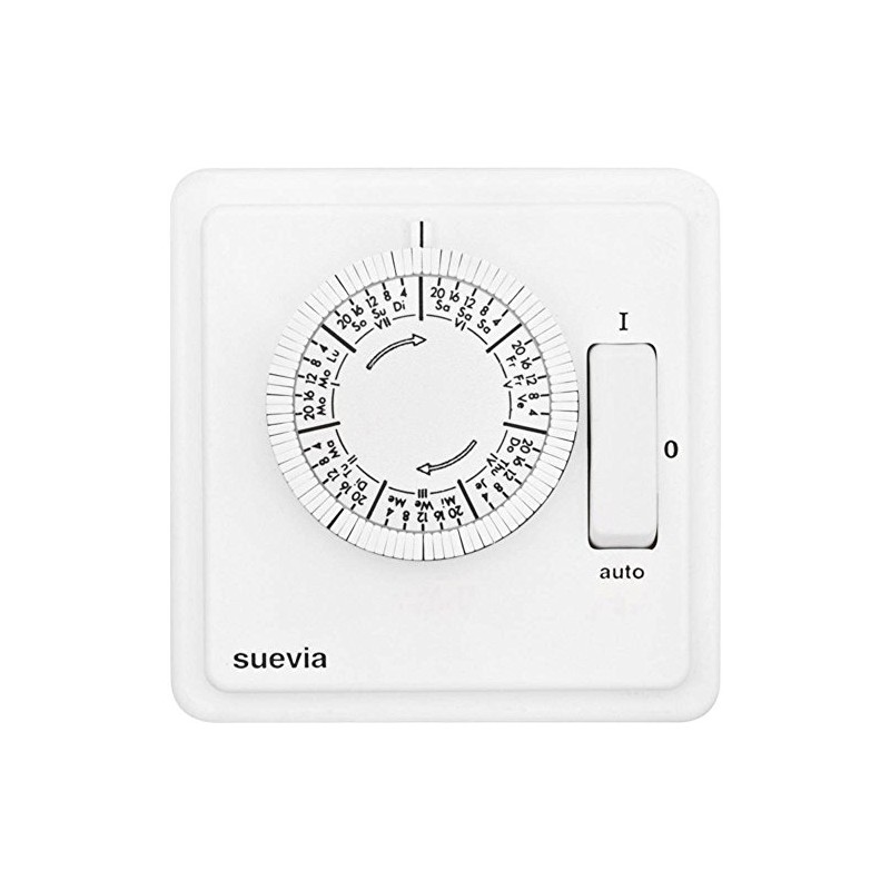 Suevia SU280439 Flush-Mounted Timer Analogue Weekly Program 1200 W IP20