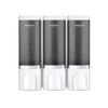 3-in-1 Shower Soap Dispenser, 3×500 ml Shampoo and Conditioner Dispenser