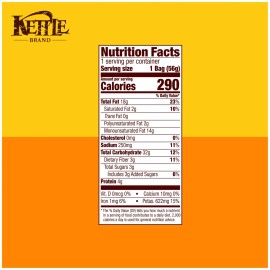 Kettle Brand Honey Dijon Kettle Chips 2oz Pack of 6 Gluten Free Snack Bags