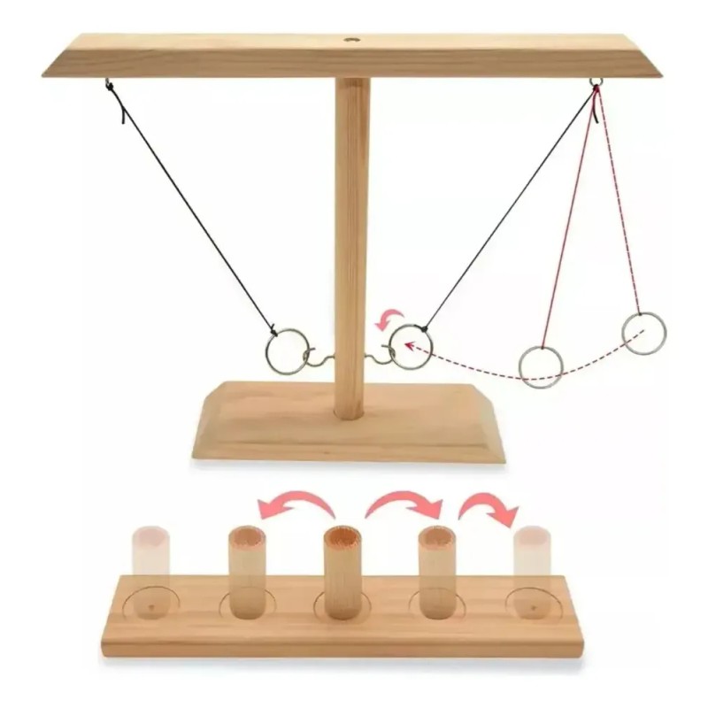 / Hooks, Juego De Mesa, Anillo De Madera, Gancho For