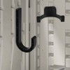 6 Pcs Storage Shed Hooks for Suncast, Black J and