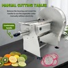 Generic Electric Potato Slicer, 0-0.4"" Stainless Steel Commercial Onion Slicer,