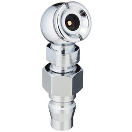 Takagi A7406 Earth Man Bicycle Air Chuck with Tires, English Valve Compatible, Coupler Connection, Air Tool, Made in Japan