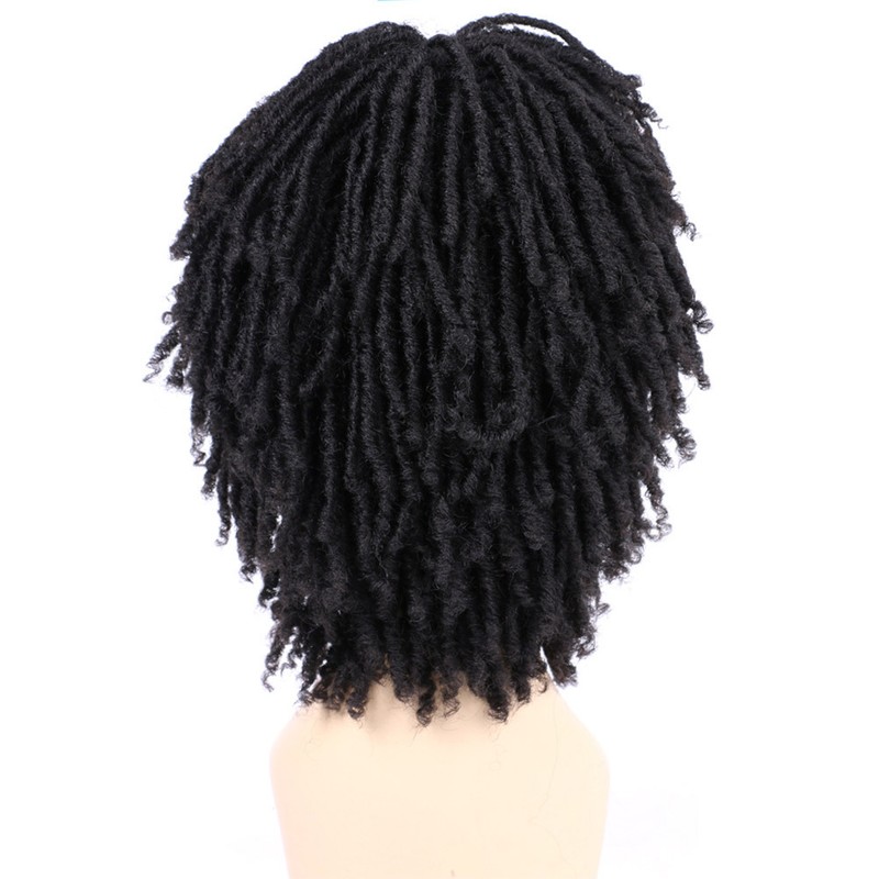 6 Inch Synthetic Dreadlocks Wig Twist Wigs for Black Women