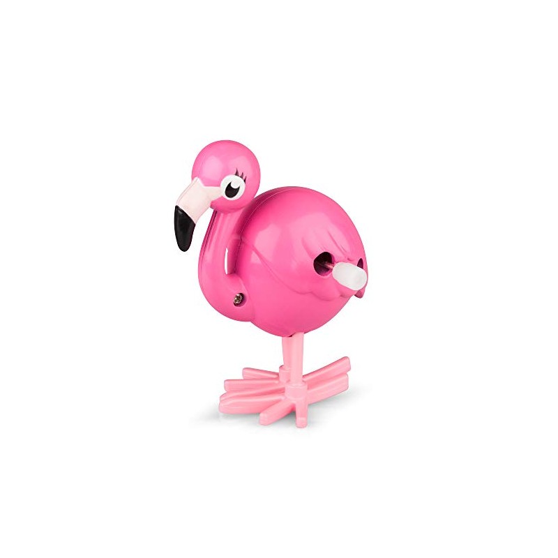 Tobar 37554 CLOCKWORK FLAMINGO, Assorted Designs and Colours