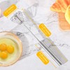 Newness Whizzy Whisk, Stainless Steel Semi Automatic Whisk Blender for