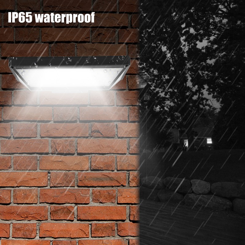 138 LEDs Motion Sensor Light Outdoor Waterproof Solar Wall Lamp