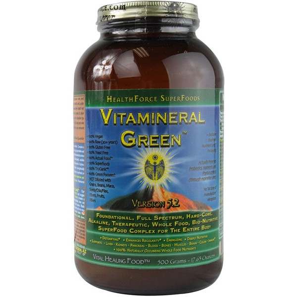 HealthForce Vitamineral Green Powder, 500g / Unflavoured