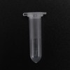 Micvtve 500Pcs 2Ml -Centrifuge Tube Test Tube Vial Clear Plastic