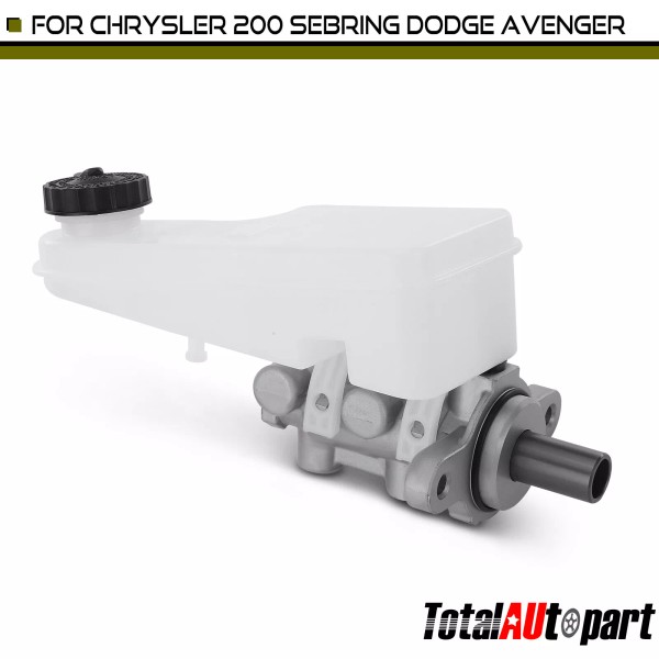 Unbranded Brake Master Cylinder w/ Reservoir & Sensor for Dodge
