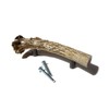 Real Deer Antler Crown and Beam Handle Drawer Pull Cabinet