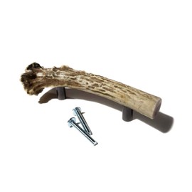 Real Deer Antler Crown and Beam Handle Drawer Pull Cabinet Hardware