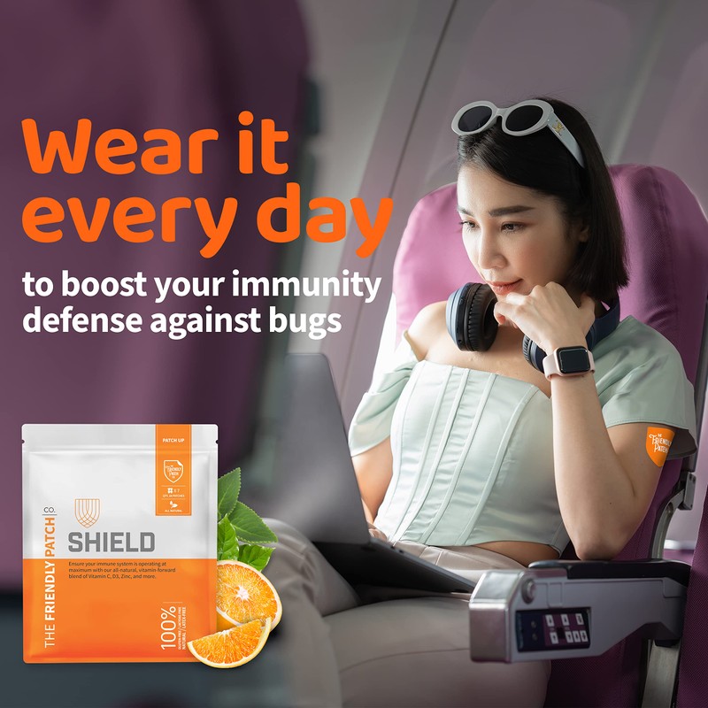 The Friendly Patch Shield Immunity Support Patch | Wearable Immune