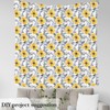 Castle Fairy Yellow Flowers Soft Polyester No Stretch Fabric,100% Polyester,Vintage