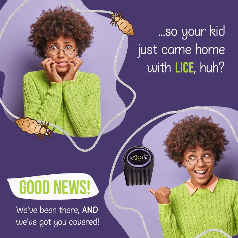 Kootie Katcher – Lice Comb - Nit Comb - Metal