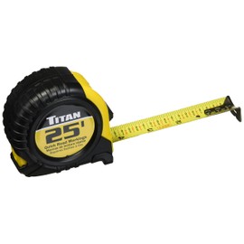 Titan 10901 25' Quick-Read Tape Measure (2 Pack)