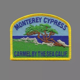 Souvenir Kingdom California Patch – Monterey Cypress Tree – Carmel California Souvenir Travel CA