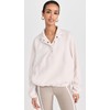 Beyond Yoga Women's Tranquility Pullover, Lunar Rock, Off White, XL