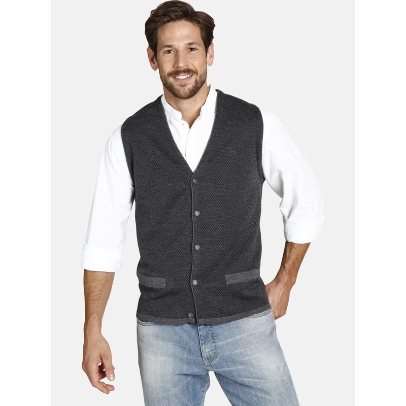 Jan Vanderstorm Tane Men's Knitted Vest - vest