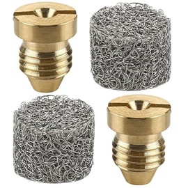 KWEOTUGO 2 Pcs Foam Cannon Orifice Nozzle and Foam Maker Universal 1.1 mm Thread Nozzle and Mesh Filter 3000 PSI