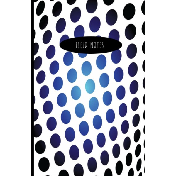 Polka Dot Field Notes Notebook - Lined Memo Book -