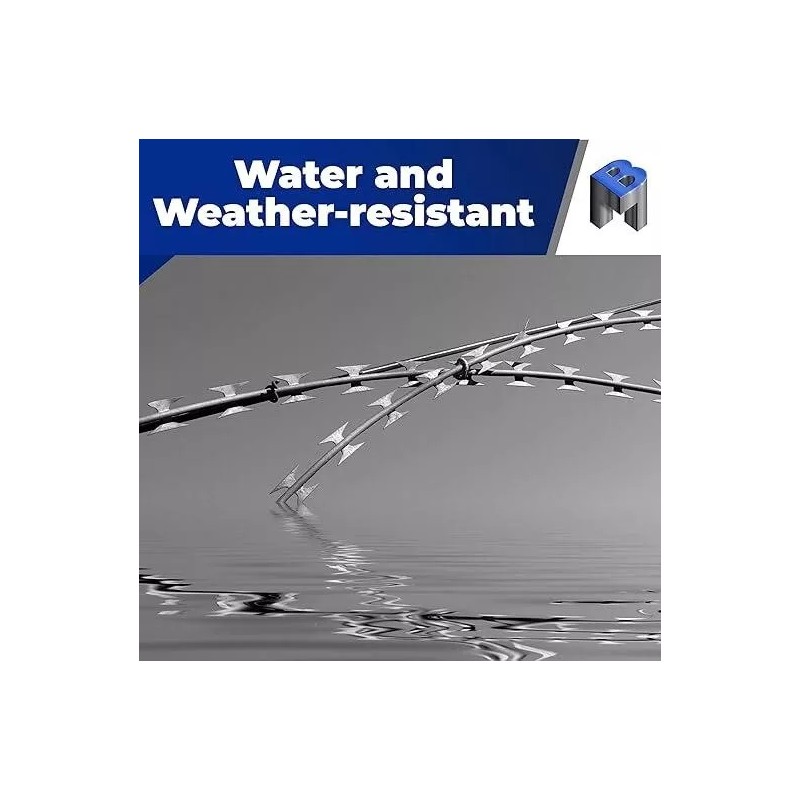 Bobco Metals Razor Wire Razor Barbed Wire Galvanized Steel 18"